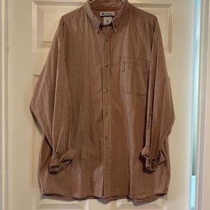 Columbia long sleeve button up shirt